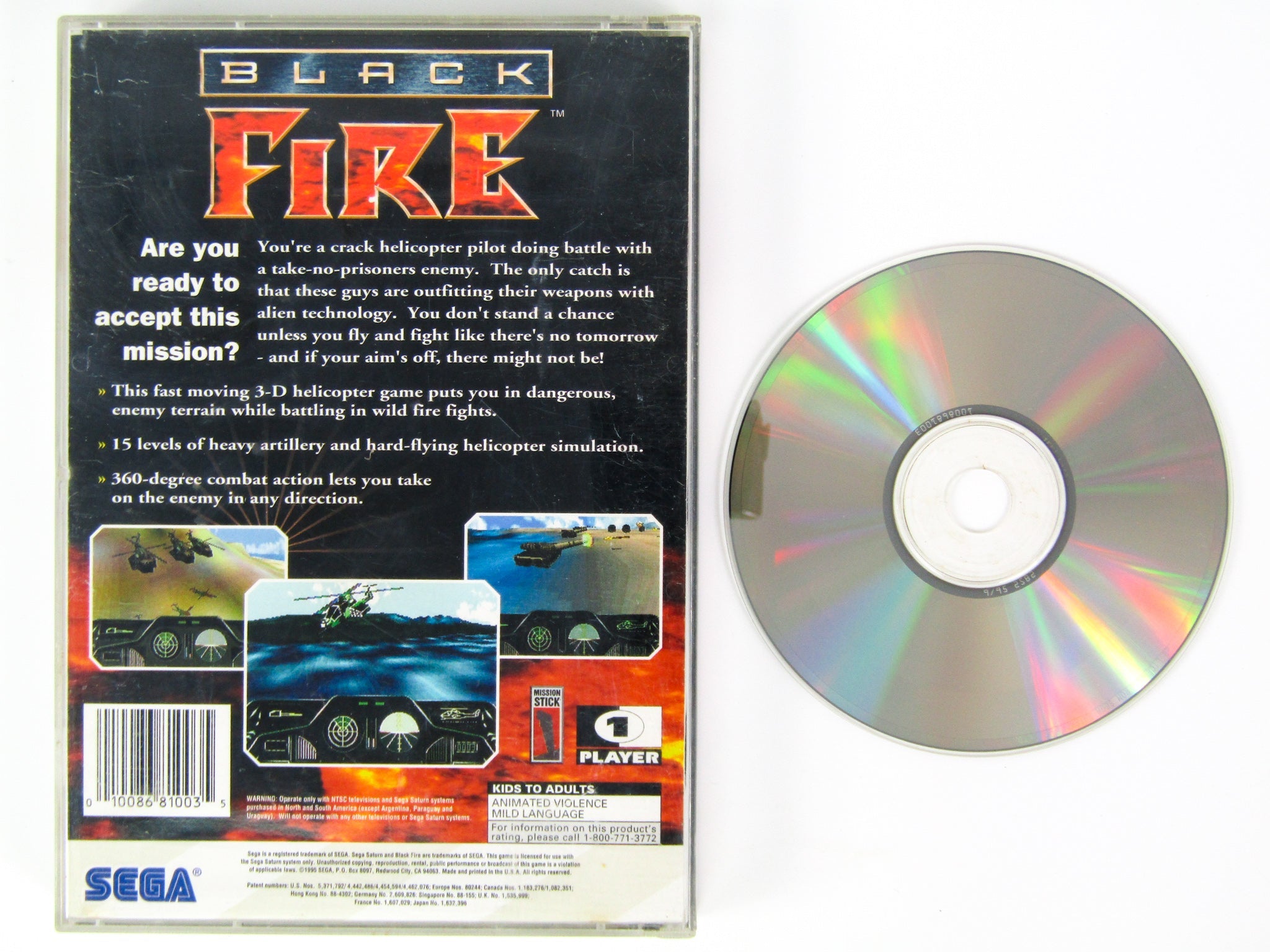 Black Fire (Sega Saturn) - RetroMTL