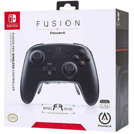 Black Fusion Pro Wireless Controller [PowerA] (Nintendo Switch)