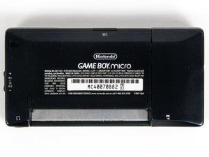 Black Game Boy Micro [OXY-001] (Game Boy Advance / GBA) - RetroMTL