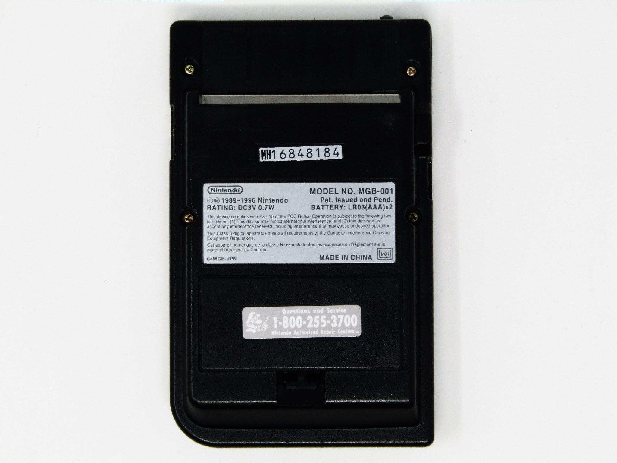 Black Game Boy Pocket (Game Boy) - RetroMTL