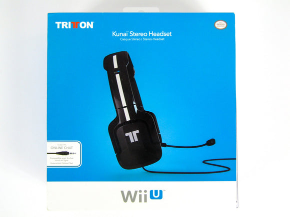 Black Kunai Stereo Headset [Tritton] (Nintendo Wii / Wii U) - RetroMTL