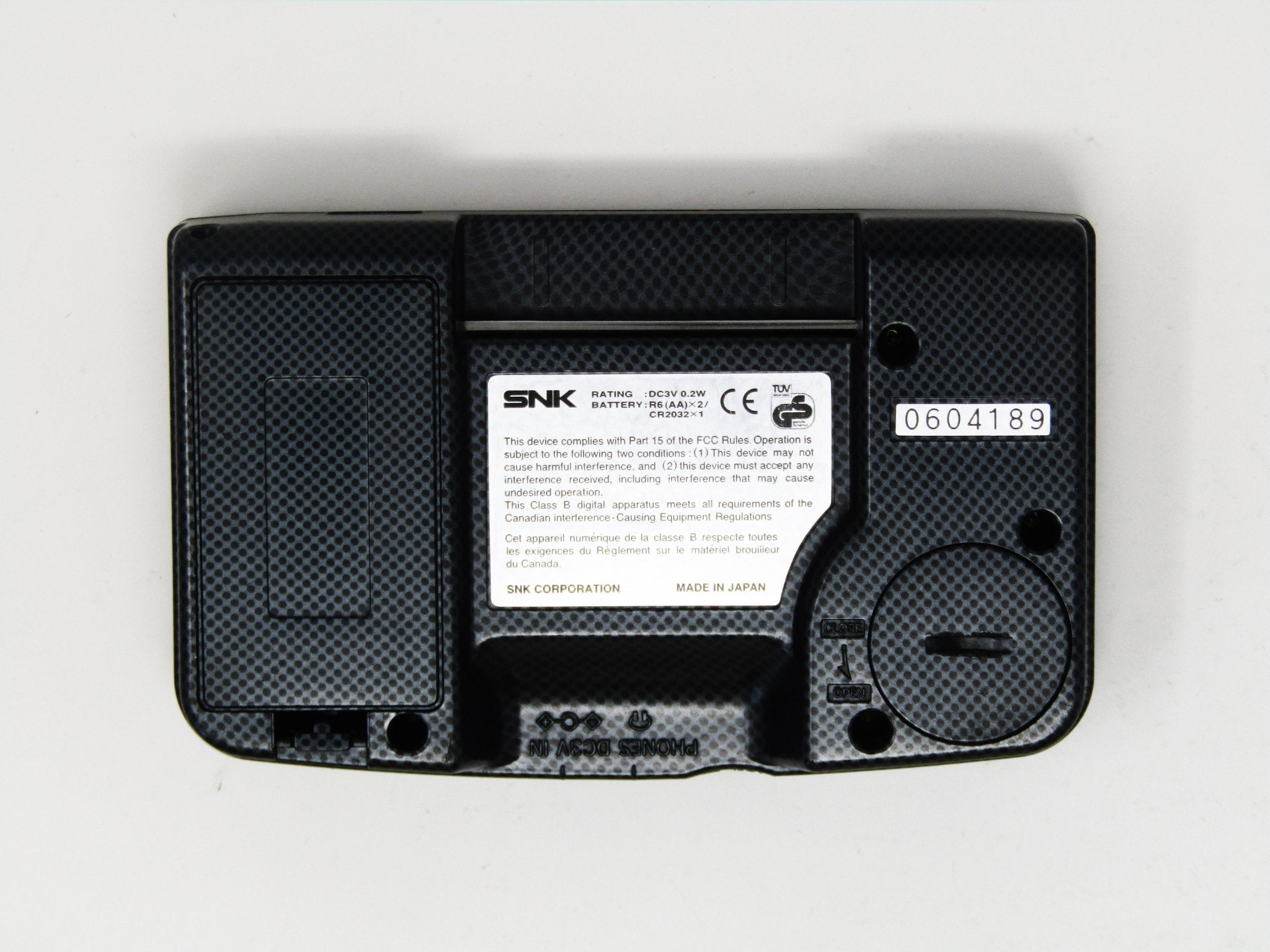 Black Neo Geo Pocket Color System (Neo Geo Pocket) - RetroMTL