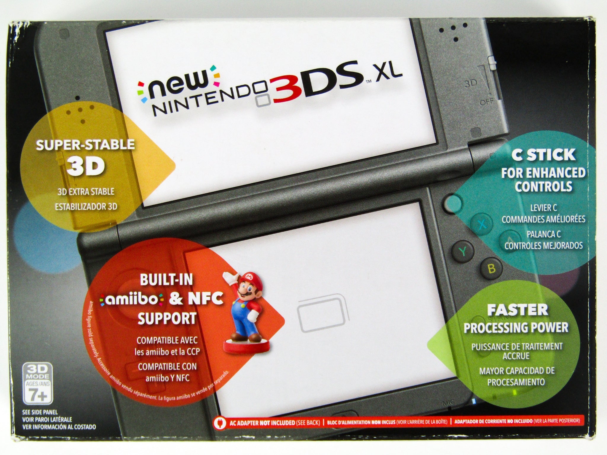 Black New Nintendo 3DS XL System [RED-001] (Nintendo 3DS) - RetroMTL