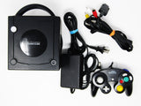 Black Nintendo Gamecube System + 1 Unofficial Controller [DOL-001] (Nintendo Gamecube) - RetroMTL