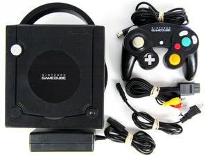 Nintendo GameCube System [DOL-001] Black with 1 Assorted Controller