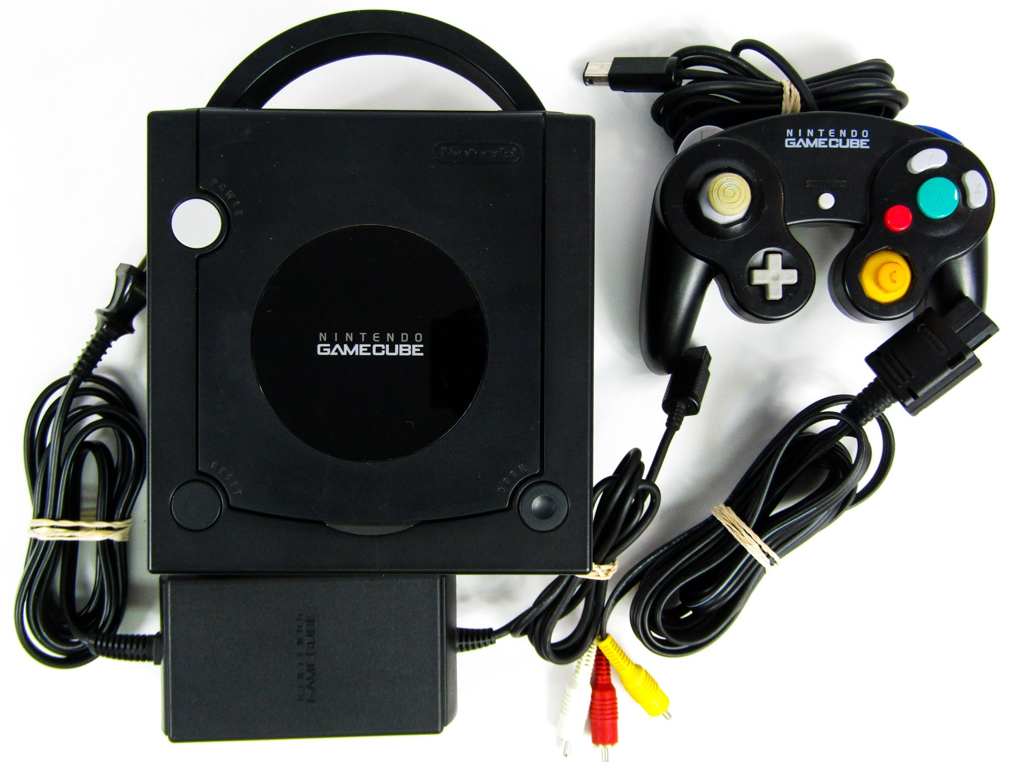 Black Nintendo Gamecube System [DOL-001] (Nintendo Gamecube) - RetroMTL