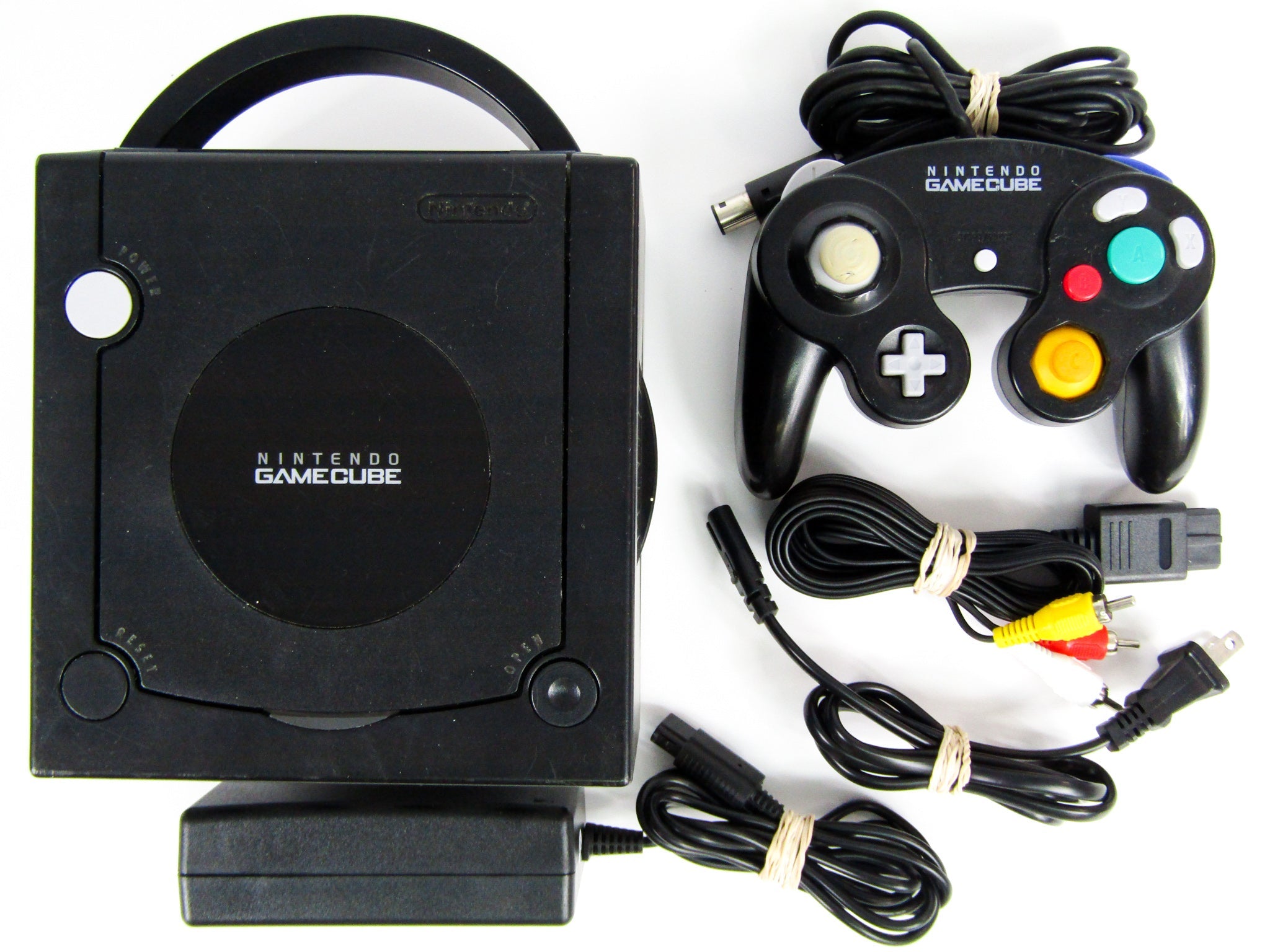Black Nintendo Gamecube System [DOL-101] (Nintendo Gamecube) - RetroMTL
