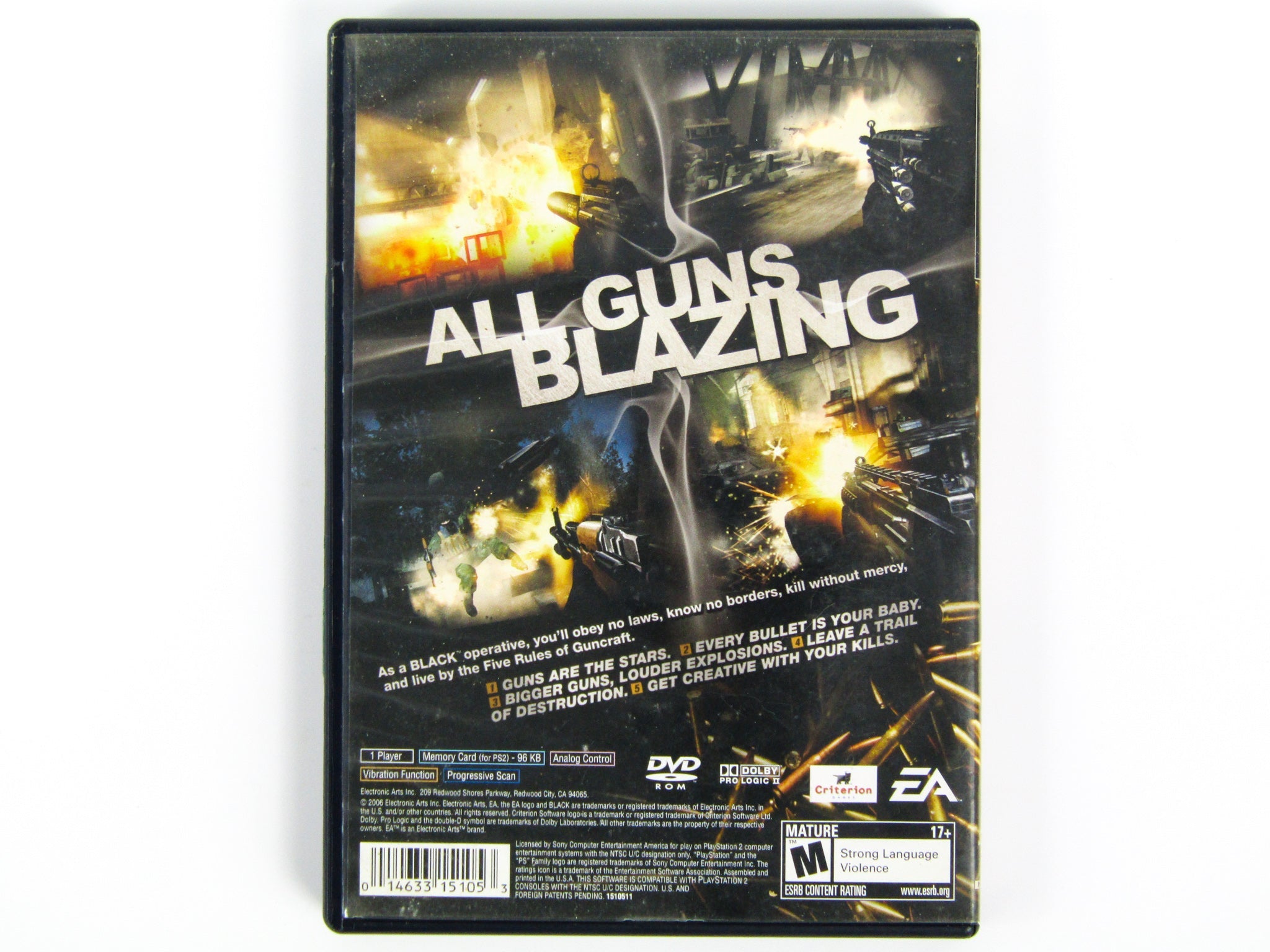 Black (Playstation 2 / PS2) - RetroMTL