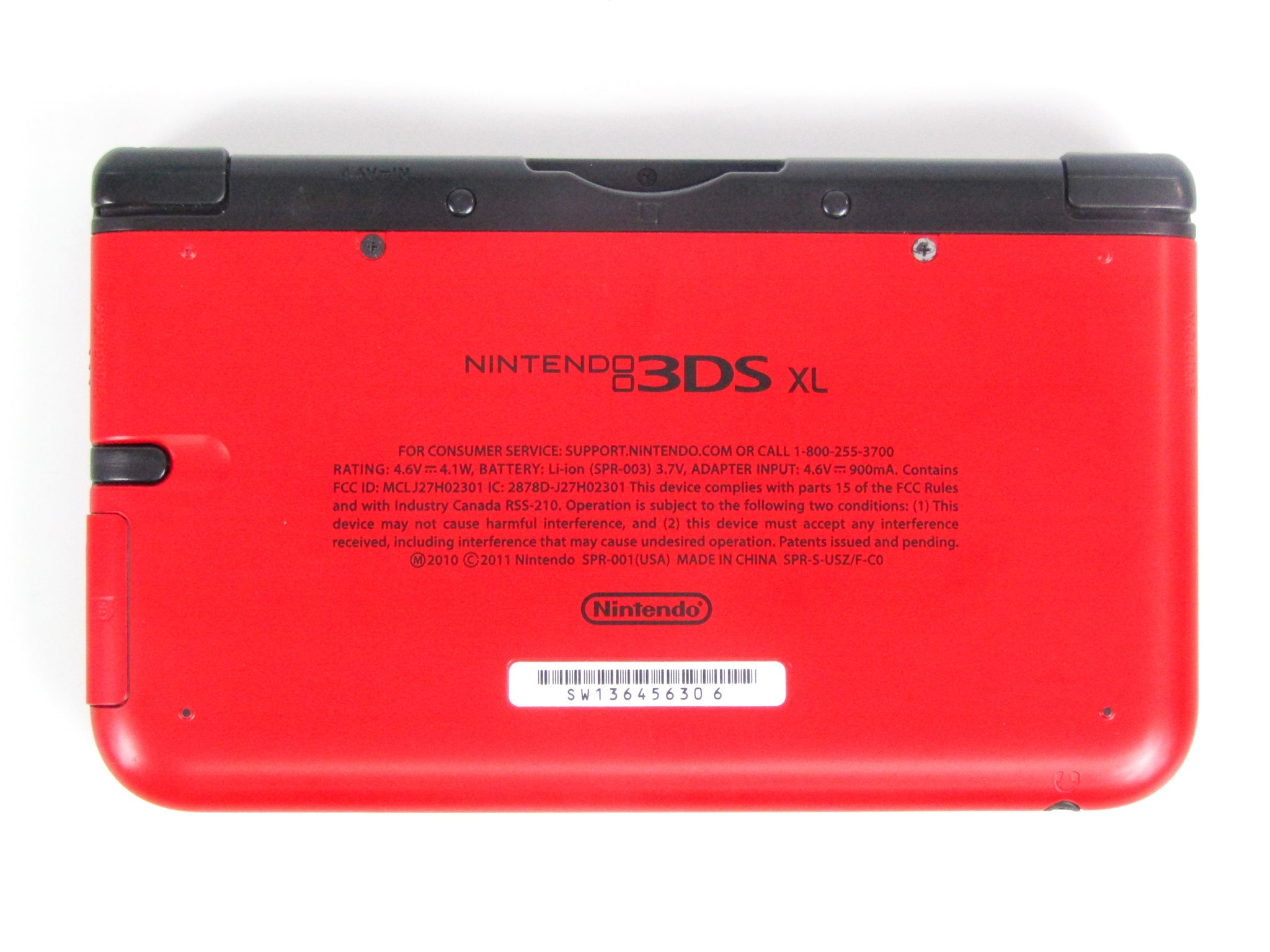 Black & Red Nintendo 3DS XL [SPR-001] (Nintendo 3DS) - RetroMTL
