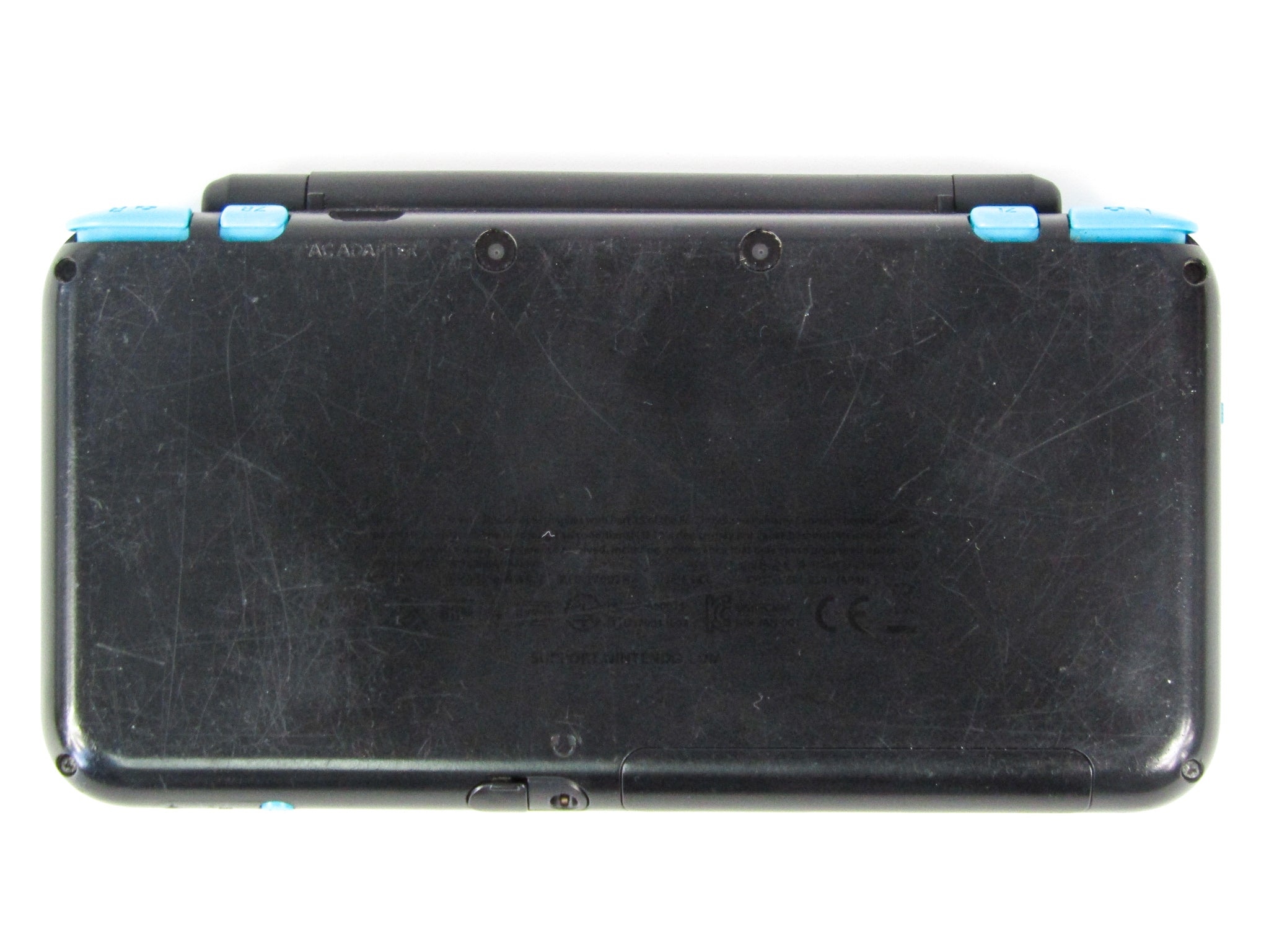 Black & Turquoise New Nintendo 2DS XL [JAN-001] (Nintendo 3DS) - RetroMTL