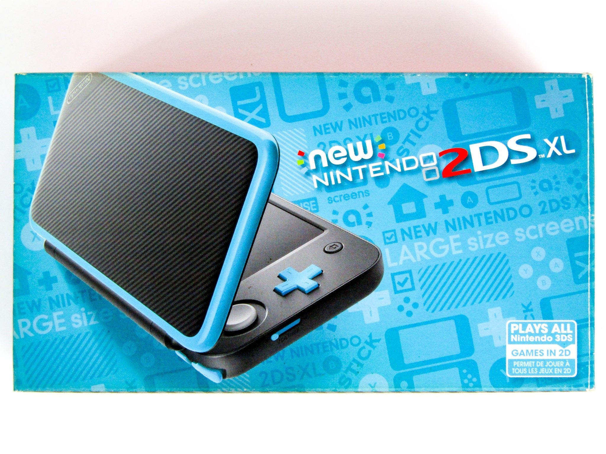 Black & Turquoise New Nintendo 2DS XL [JAN-001] (Nintendo 3DS) - RetroMTL