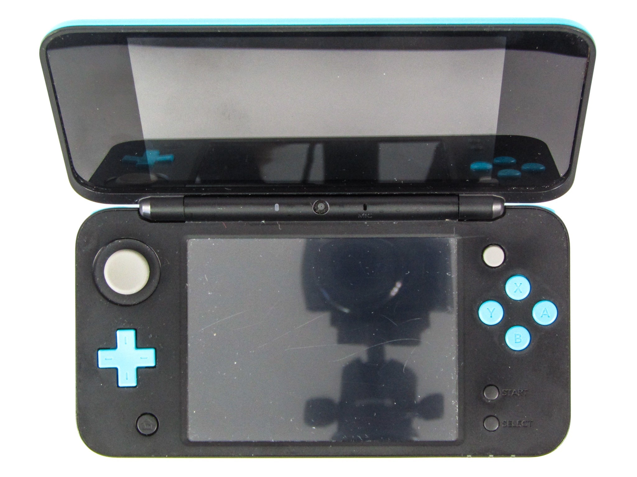 Black & Turquoise New Nintendo 2DS XL [JAN-001] (Nintendo 3DS) - RetroMTL