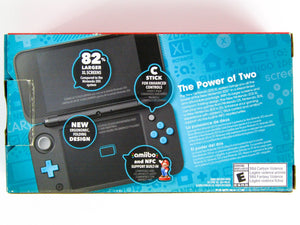 Black & Turquoise New Nintendo 2DS XL [JAN-001] (Nintendo 3DS) - RetroMTL