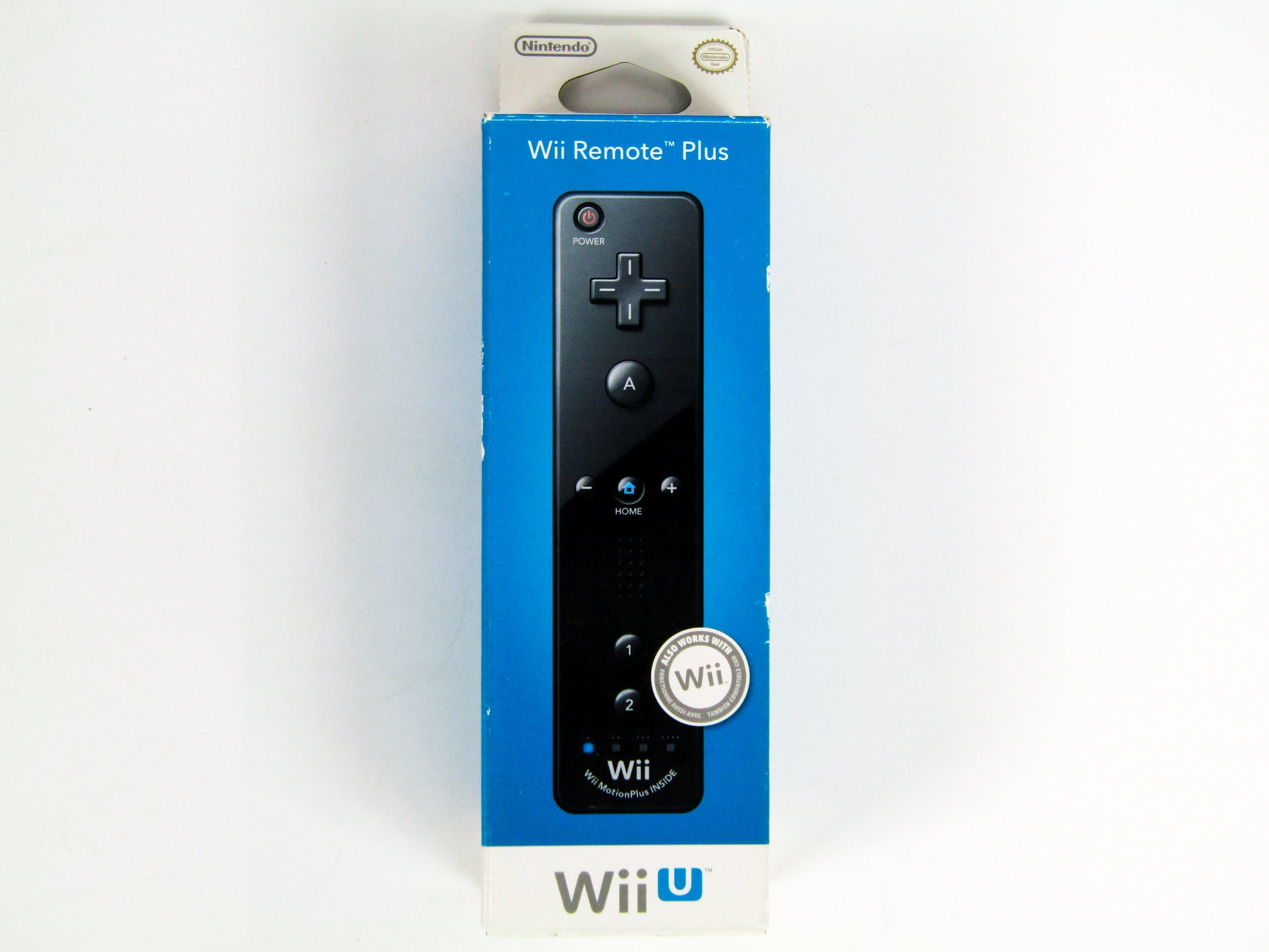 Black Wii Remote MotionPlus (Nintendo Wii U) - RetroMTL