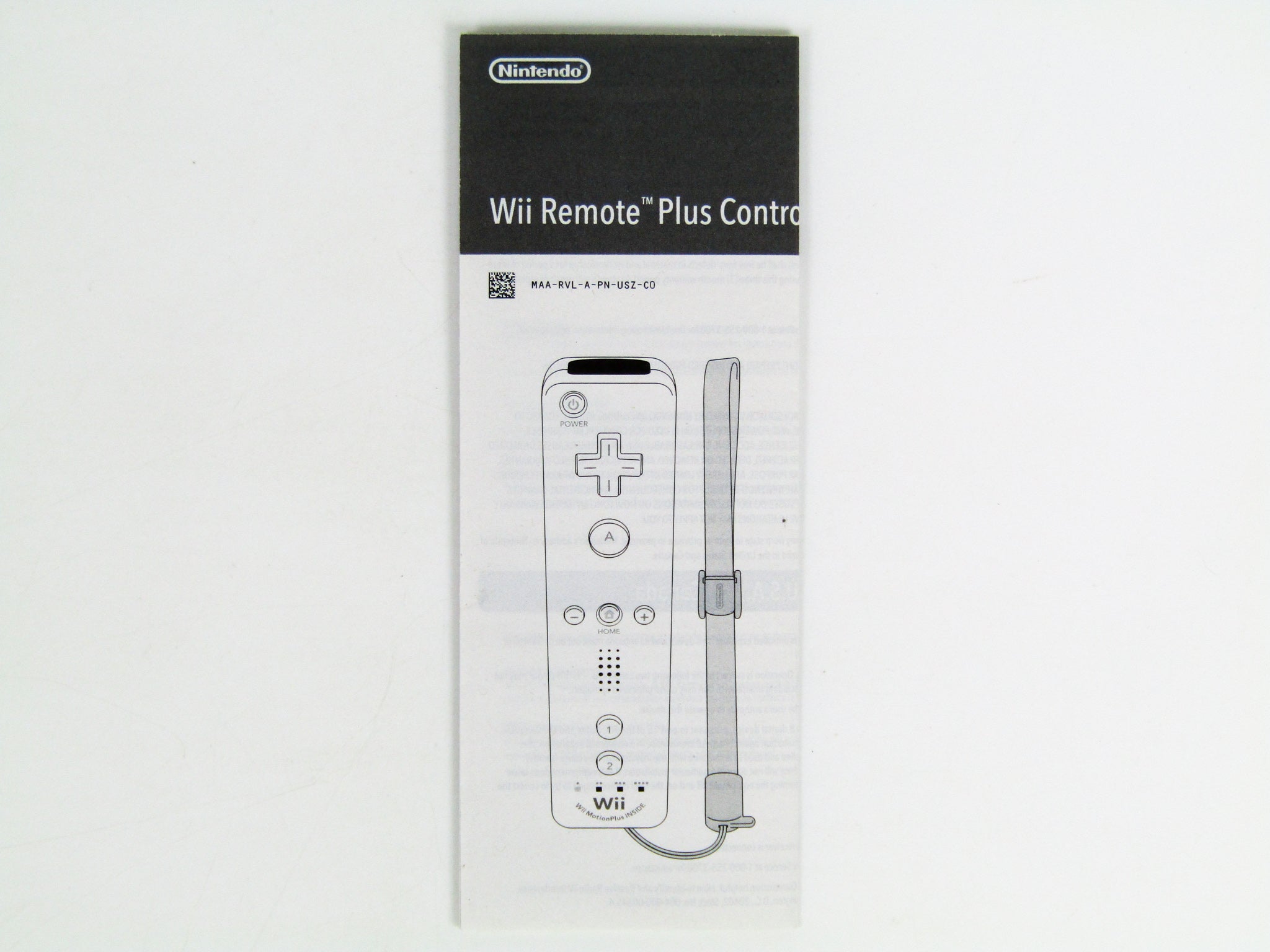 Black Wii Remote MotionPlus (Nintendo Wii U) - RetroMTL