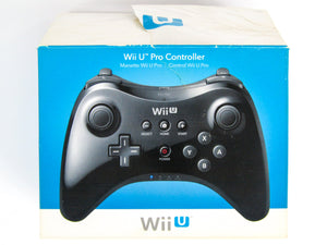 Black Wii U Pro Controller (Nintendo Wii U) - RetroMTL