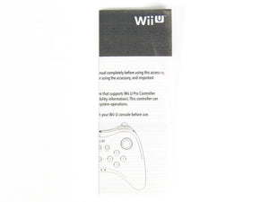 Black Wii U Pro Controller (Nintendo Wii U) - RetroMTL