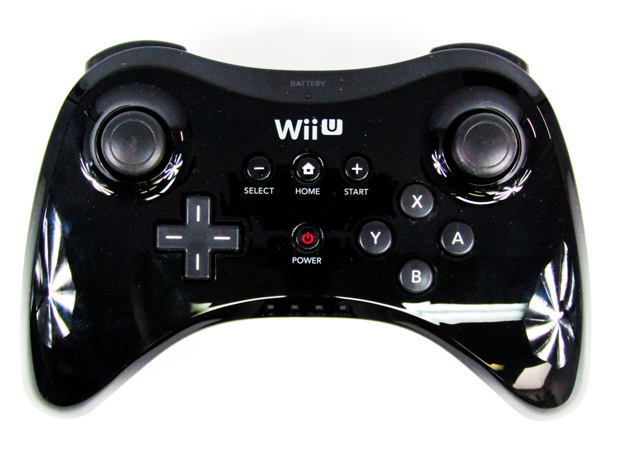 Black Wii U Pro Controller (Nintendo Wii U) - RetroMTL