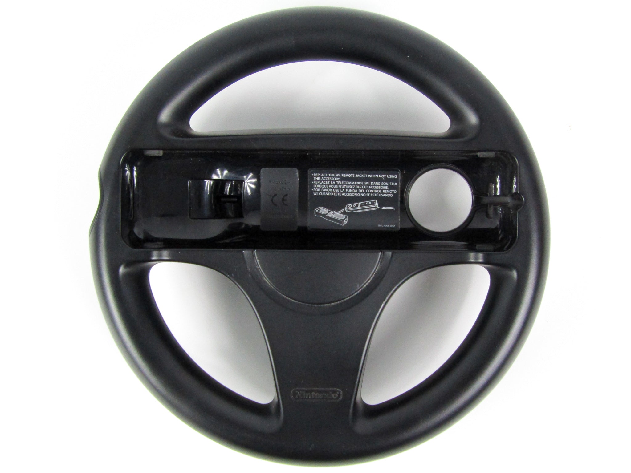 Black Wii Wheel (Nintendo Wii) - RetroMTL