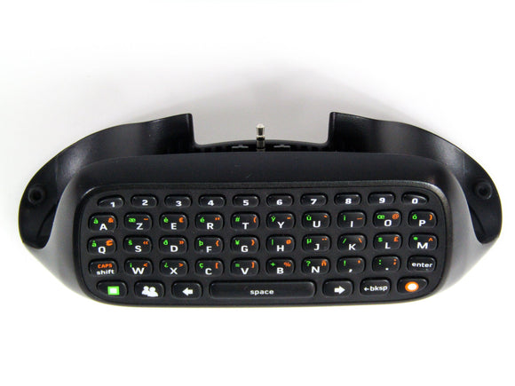 Black Xbox 360 Chatpad Keyboard (Xbox 360) - RetroMTL