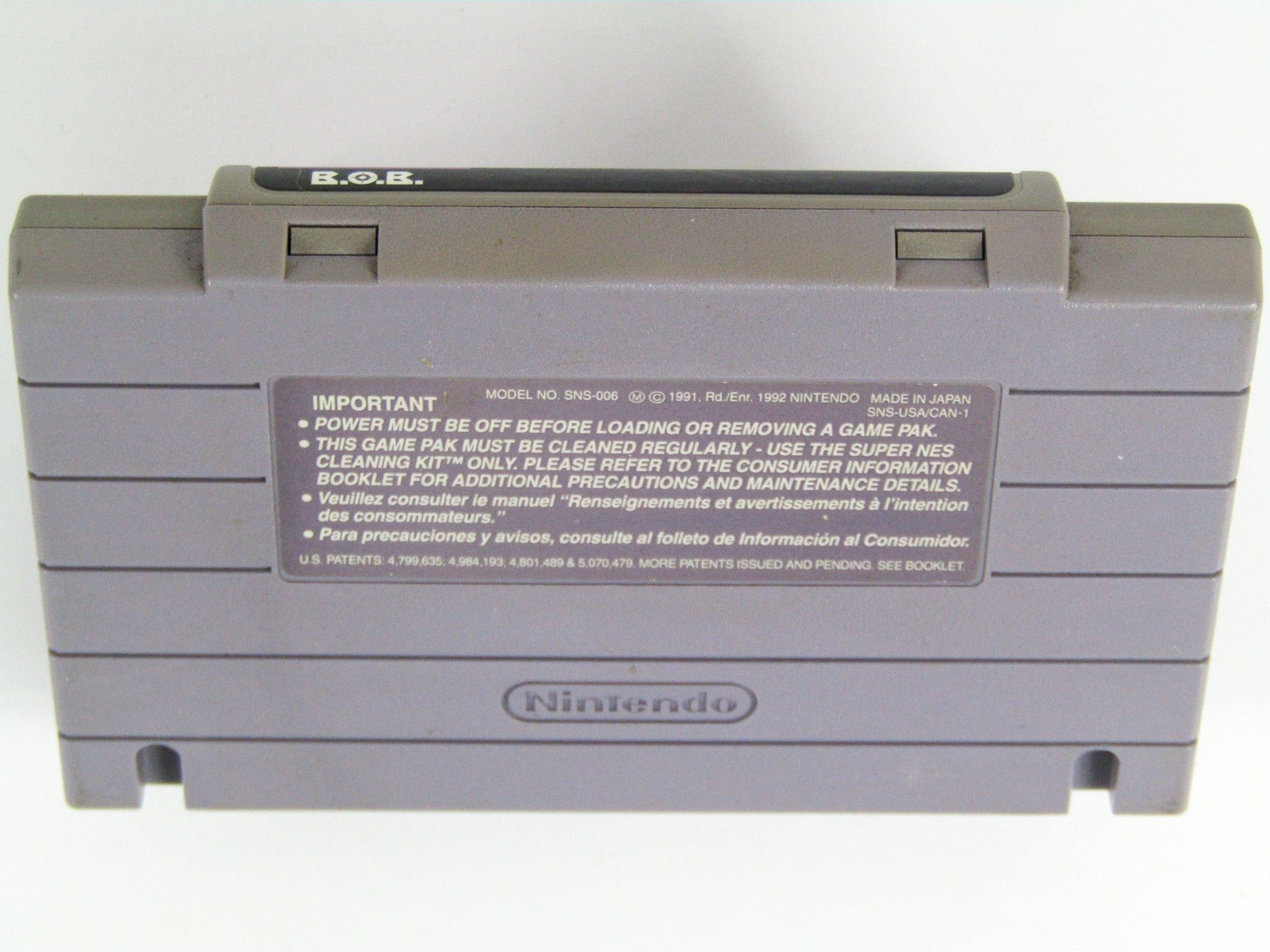 B.O.B. (Super Nintendo / SNES) - RetroMTL