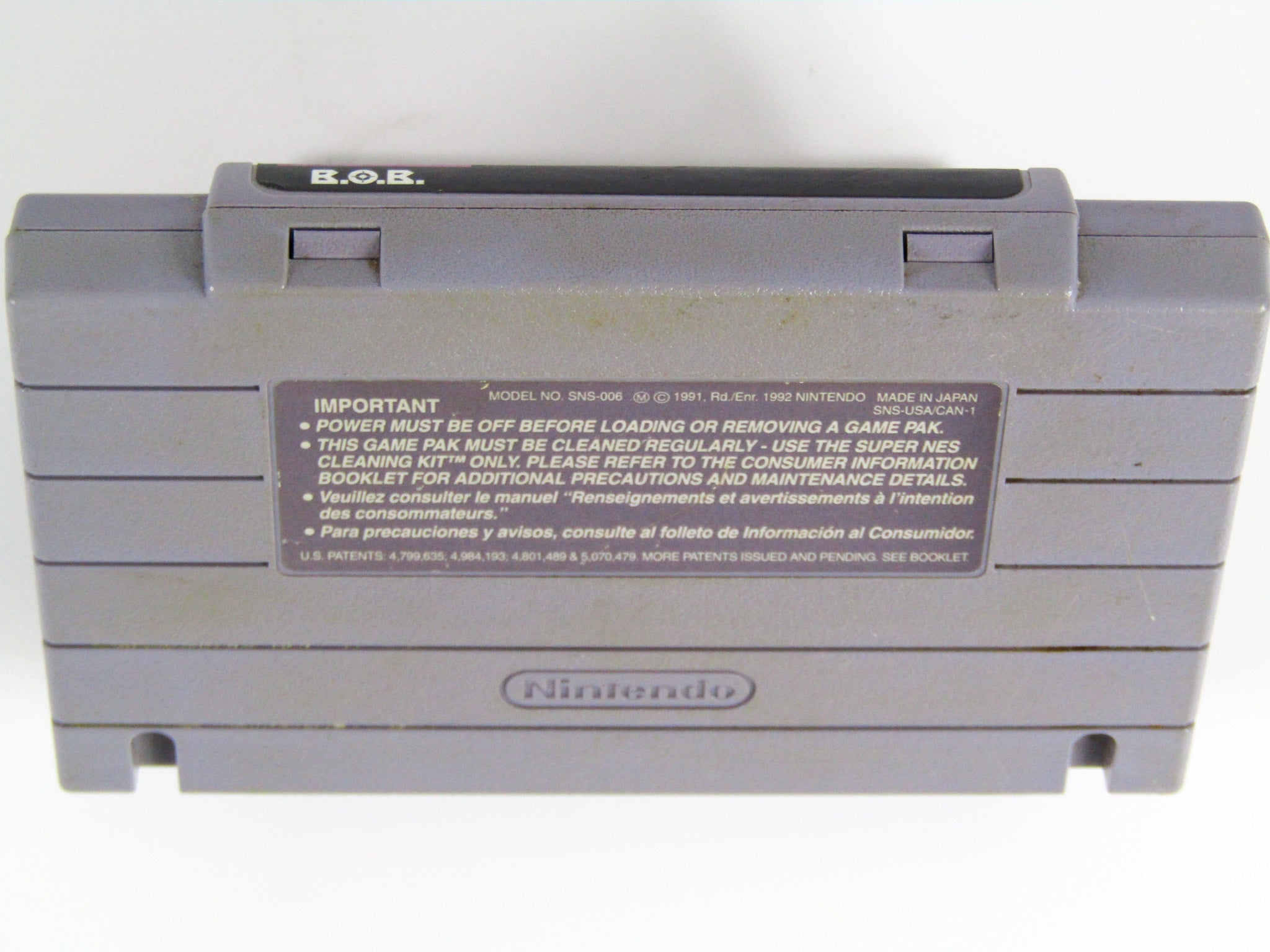 B.O.B. (Super Nintendo / SNES) - RetroMTL