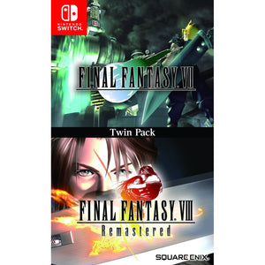 Final Fantasy VII 7 & VIII 8 Remastered Twin Pack (Nintendo Switch)