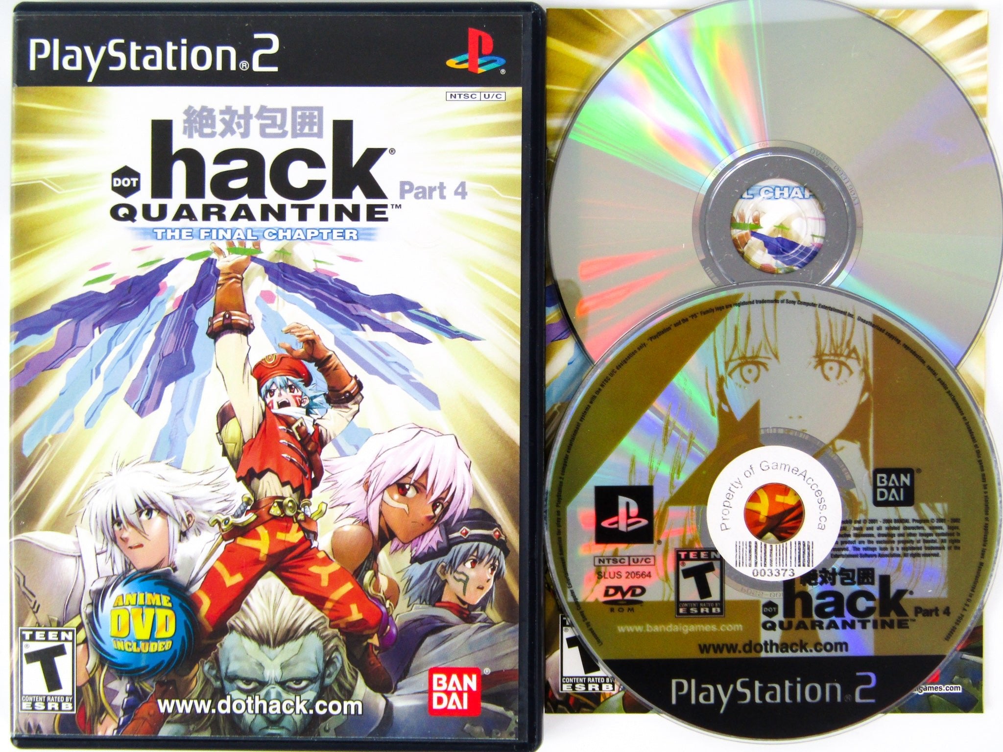 .hack, Part 4: offers Quarantine case, manual, memory card plus one dvd Make An Offer!