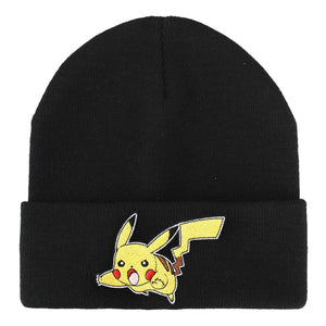 Tuque Pokemon Pikachu Noir