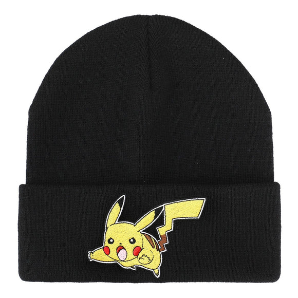Tuque Pokemon Pikachu Noir