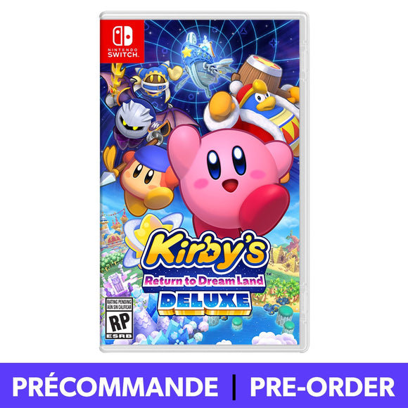 *PRÉCOMMANDE* Kirby’s Return to Dream Land Deluxe (Nintendo Switch) - RetroMTL