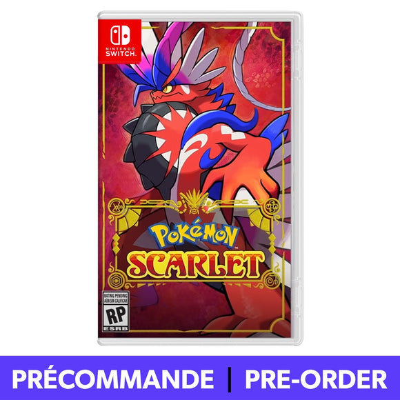 *PRÉCOMMANDE* Pokemon Scarlet (Nintendo Switch) - RetroMTL
