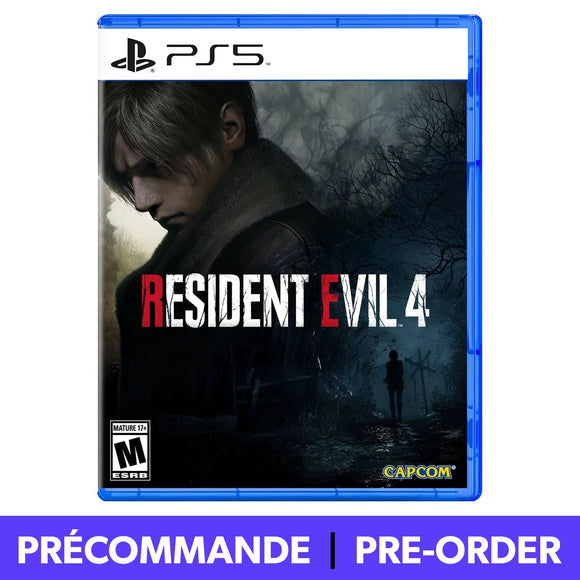 *PRÉCOMMANDE* Resident Evil 4 Remake (Playstation 5 / PS5) - RetroMTL