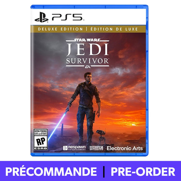 *PRÉCOMMANDE* Star Wars Jedi: Survivor [Deluxe Edition] (Playstation 5 / PS5) - RetroMTL