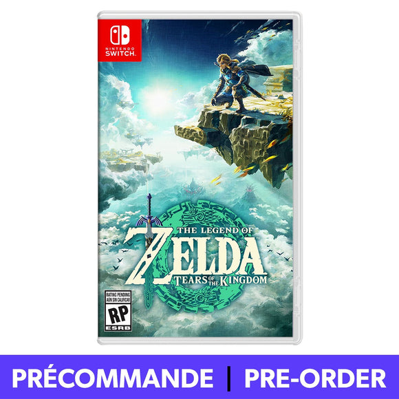 *PRÉCOMMANDE* The Legend of Zelda: Tears of the Kingdom (Nintendo Switch) - RetroMTL